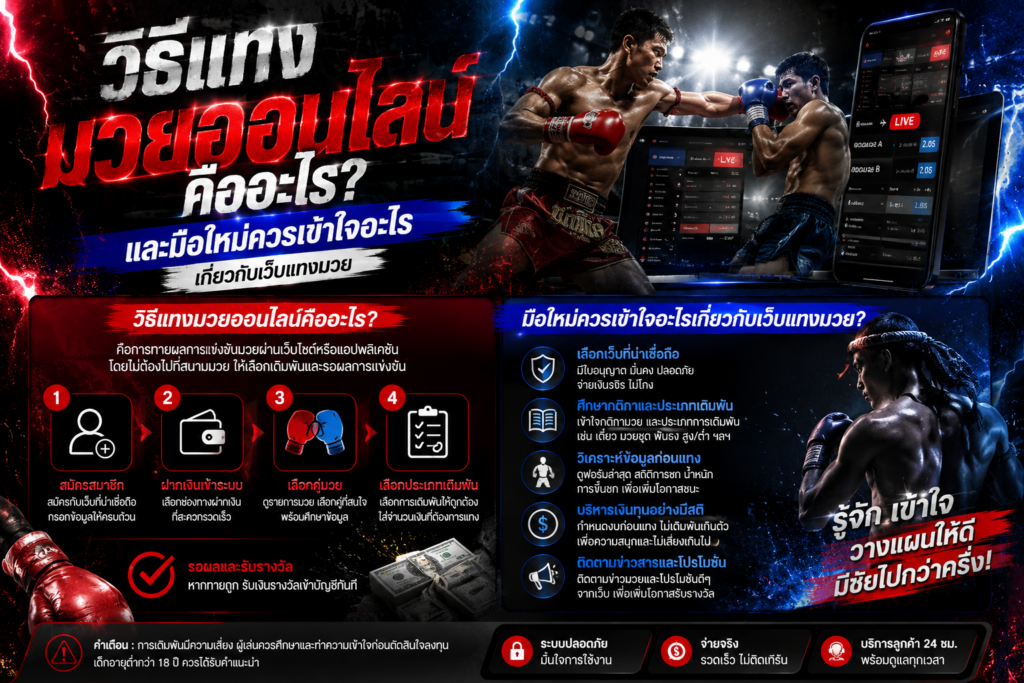 เว็บแทงมวยออนไลน์คืออะไร