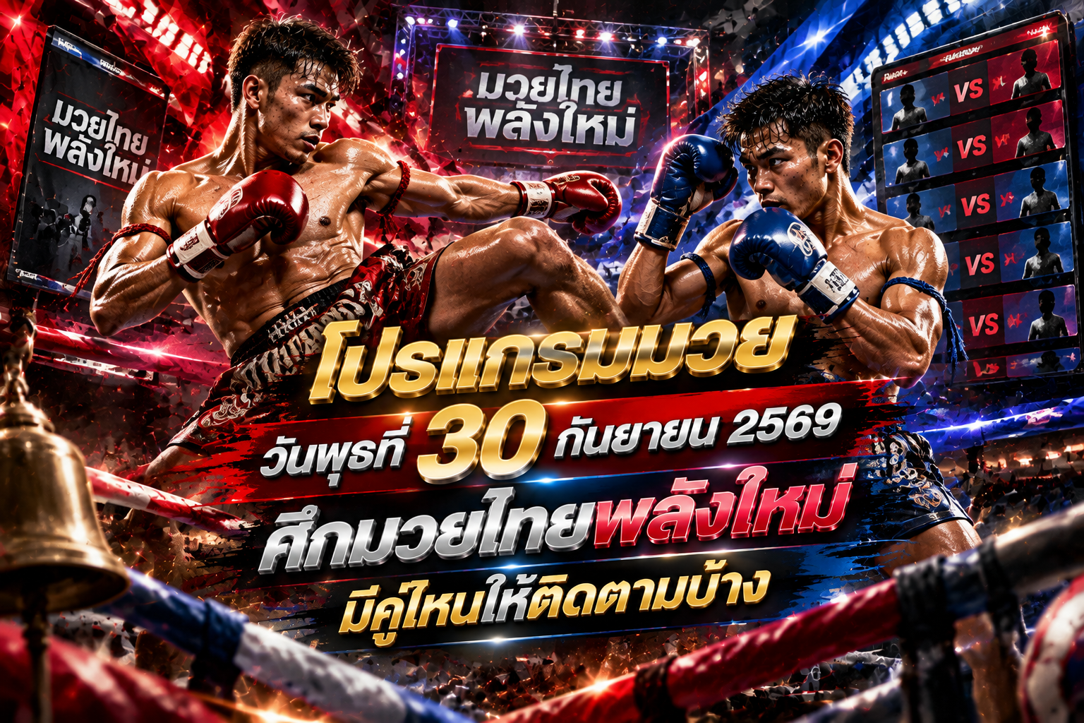 โปรแกรมมวยไทย