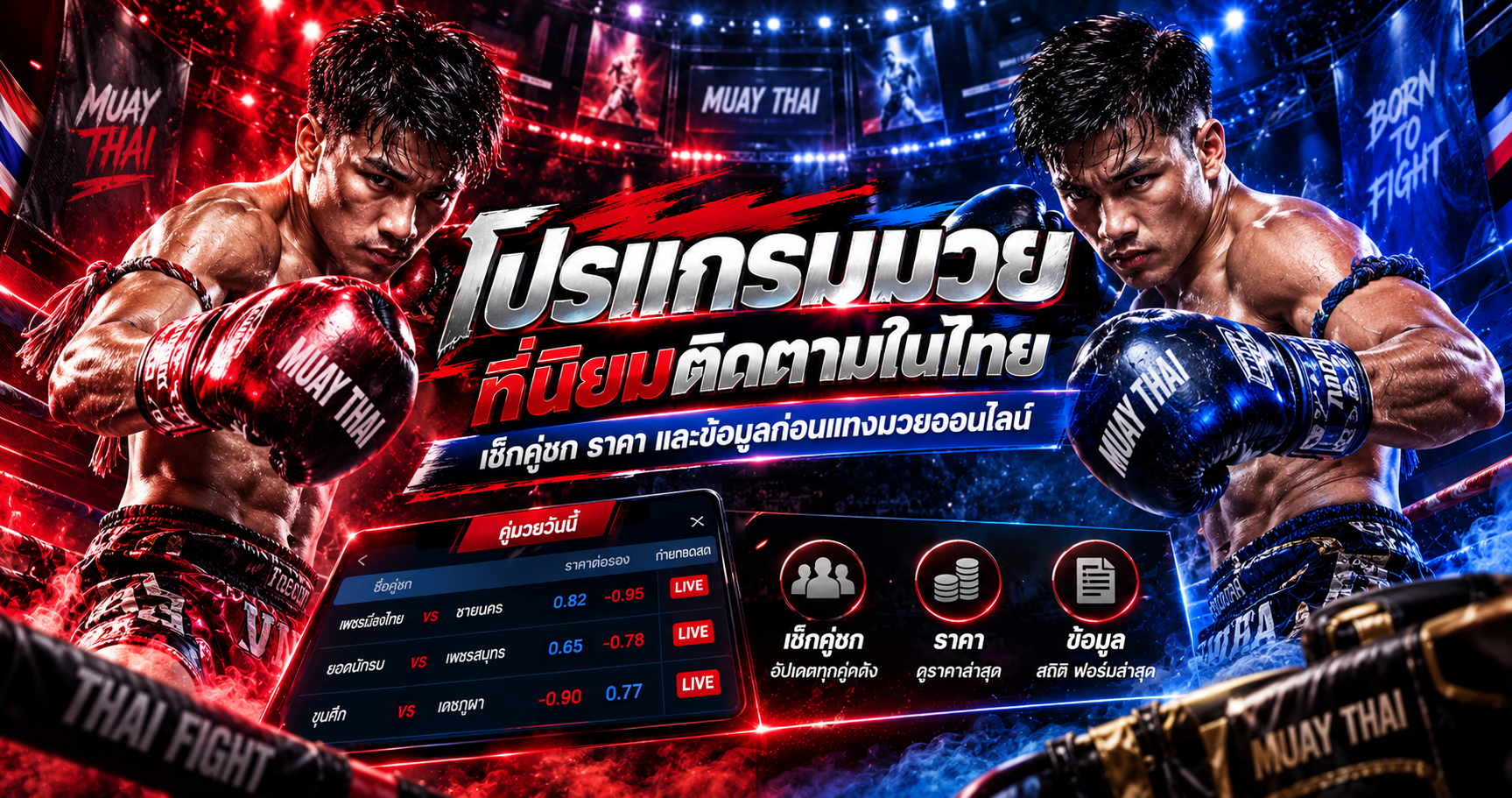 โปรแกรมมวยไทย