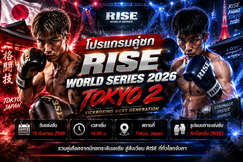 คู่ชกRISEWorldSeries2026Tokyo2